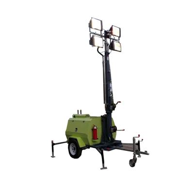 China Rapid Deployment Portable Diesel Energy Lighting Trailer For Exhibition Lighting for sale