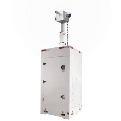 China Mobile Security Camera Tower Mobile Surveillance Unit For Temporary Construction Site for sale