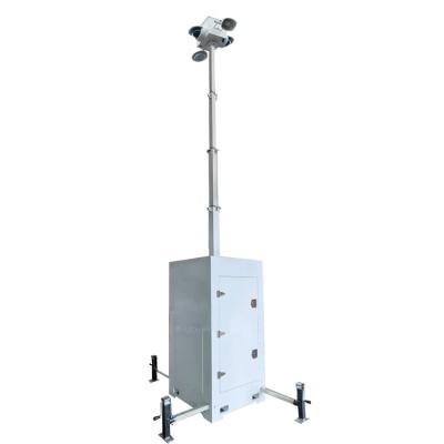 China Mobile Communication Tower Mobile Surveillance Tower For Temporary Construction Site for sale