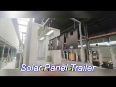 solar power trailer cctv camera trailer with 3*400w solar panels for public safety
