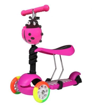 China 2022 hot sale cheap price 3 kid in 1 child scooter kids kick pedal scooter 3 wheel for sale