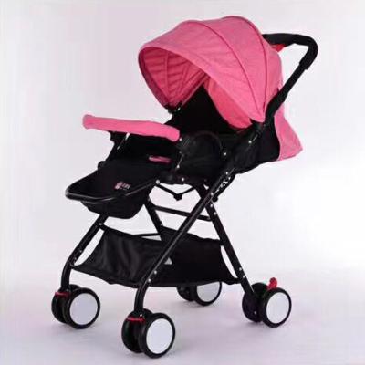 China Carry Baby Low Price One High 3 in 1 Hand Folding Baby Buggy Landscape Pram Umbrella Baby Stroller for sale