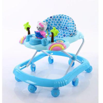 China Learn Low Price Walking Kids Toys Inflatable Baby Walker 4 in 1, 360 Degree Rotating Round Old Baby Outdoor Walker for sale