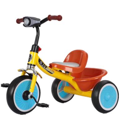 China Ride on new 2021 model toy factory wholesale plastic tricycle children's bike/kids folding tricycle baby tricycle for sale