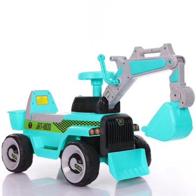 China Ride On Toy 2019 Kids Pretend Play Excavator Power Worker Digger Grab Sand Truck Electric Ride On Car Toys for sale