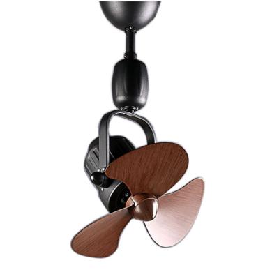 China Modern Wood Color Blade Ceiling Fan 16 Inch DC Copper Small Size Motor Smart Adjustable Direction High Speed ​​Ceiling Fan Mini for sale