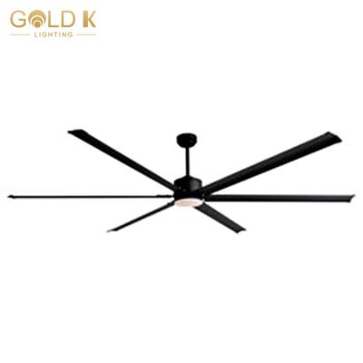 China Supplier 65 inch 110-220v 95 inch 84 inch 72 inch 6 blades 110-220v modern electric aluminum industrial ceiling fan commercial light large for sale