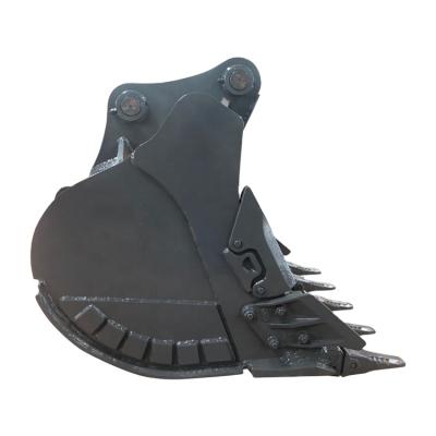 China Mud Excavator Bucket 1 CBM Rock Digging Bucket With Heavy Duty Hook Bucket for sale