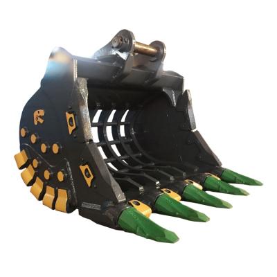 China 20t Mud Excavator Digging Bucket Drawing Heavy Duty Skeleton Excavator 20t Bucket for sale