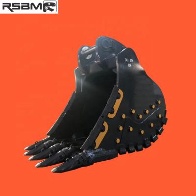 China Heavy Duty RSBM 2cbm Mud Excavator Bucket Rock Bucket Digging Bucket For 40T Excavator for sale