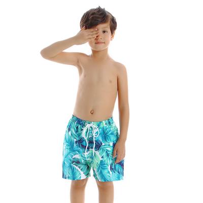 China 2021 Wholesale NEW swimwear kids breathable beach shorts printed men and children wholesale swimwear children beach shorts for sale