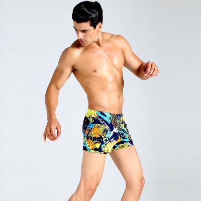 China 2021 New Men's Swimming Trunks Fashion Printing Breathable Wholesale Boxer Plus Size Beach Swimming Trunks for sale