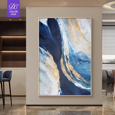 China Simple Nordic Light Luxury Abstract Painting Waterproof+ECO-Friendly For Hallway Corridor Printed Picture Painting Large Size Living Room for sale