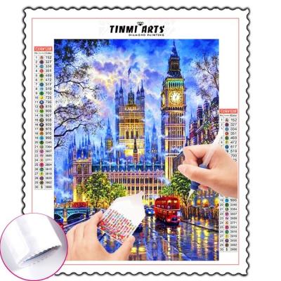 China New wholesale mosaic of classical/postmodern landscape wall paintings of arts 5d Diamond Art Painting Kits European Style for sale