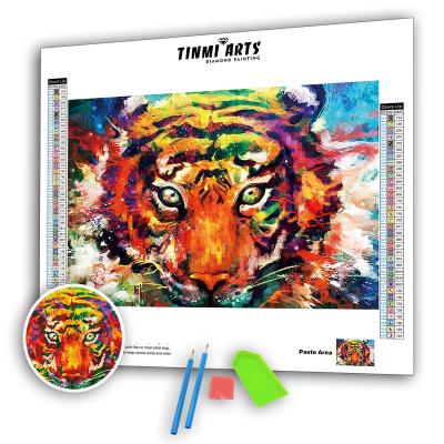 China TINMI ARTS Full Diamond Painting DIY Hand Craft Animal Diamond Kits Modern Home Decoration for sale