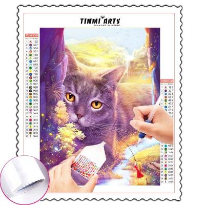 China New Classic/Postmodern Cat Animal Diamond Painting 5d diamond kits embroidery home decoration painting gift for sale