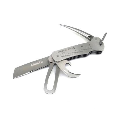 China Seaman Multi Knife Folding Captain Curry Riggers Knife Spike Tool Fishman Knife Exterior Onboard for sale