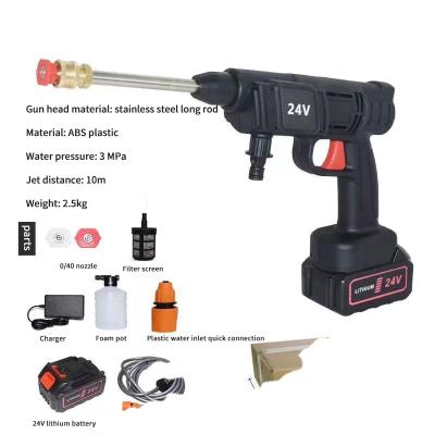 China China-chic New Powerful 24V Water Gun Garden Sprinkler Car Pressure Seal Machine for sale