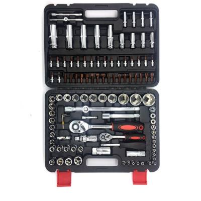 China Socket Ratchet Set Tool Kit Box Wrench Set Auto Repair Herramientas 108 Pcs Car Mechanic Combination for sale