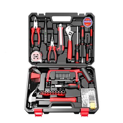 China Household Carpenter Tool Set 18 Piece DIY Tools Home Gardening Tool Box Combination for sale