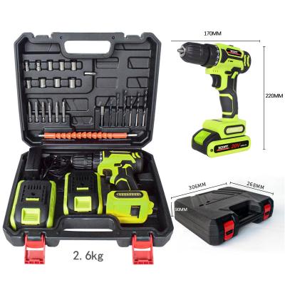 China 20V 250W 20mm Brushless Lithium Electric Drill 10Mm Power Drills for sale