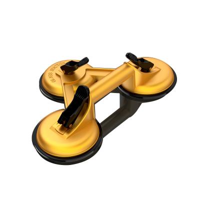 China Soft Objects (125MM Glass Aluminum Alloy Suction Cup Vacuum Tile Glass Sucker For Smooth Handling Of Objects for sale