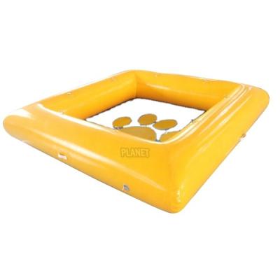 China Commercial Durable Dog Freestanding Dog Pool Inflatable Sting Pool For Dogs for sale