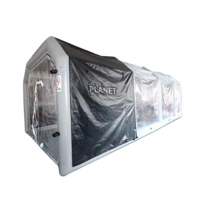 China Durable Outdoor Mobile Air Sealed Portable Air Spray Booth Inflatable Car Spray Paint Booth For Car Painting à venda