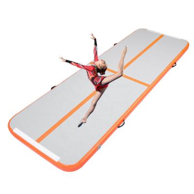 China Durable Airtrack Custom Gymnastics 4m 5m 6m 8m 10m 12m Height Cheerleading Inflatable Air Tumble Track Mat For Sale Te koop