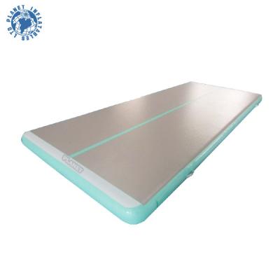 China Eco-friendly PVC Tarpaulin Air Track 5m Air Track Gymnastic Tumbling Cheap Tumbling Mat With Pump Te koop