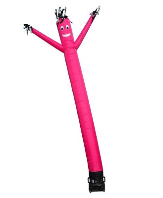 China Customized High Quality Nylon Inflatable Tube Dancer Man For Advertising Colorful Single Leg Air Dancer Inflatable Sky Waving for sale