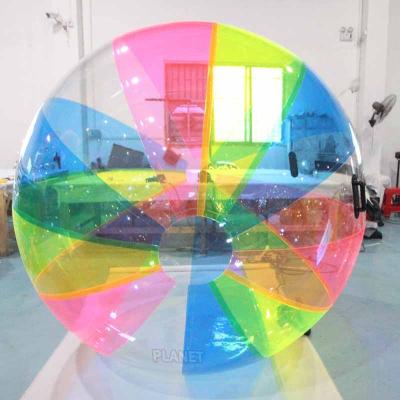 中国 Toy Colorful Inflatable 2M Dia Walk On Water Ball Roll Kids Inflatable Walking PVC Water Inflatable Zorb Ball For Lake 販売のため