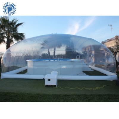 Κίνα For Car Or Motorcycle Storage Dome Tent High Quality Customized Inflatable Transparent Bubble Pool Cover For Winter προς πώληση