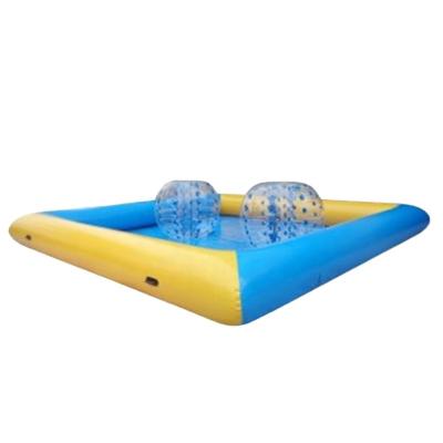 China Outdoor Water Event Water Swimming Pool Large PVC Square Inflated Inflatable Pool For Adult for sale