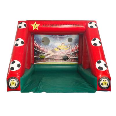 China Outdoor and indoor outdoor sport shooting speed inflatable goal cage football PVC soccer shooting tent for sale for sale