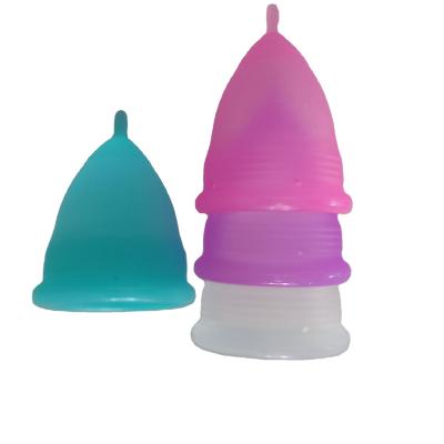 China 2021 Eco Friendlysancenhealthy Cup Current Wholesale Silicone Menstrual Cups L/S for sale