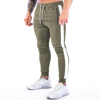 China Custom Anti-Wrinkle Mens Gym Pants With Zipper Pockets Running Sports Gym Joggers Gym Pants Workout Pants Sweatpants for sale