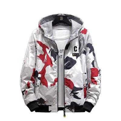 China Winter reversible outdoor border fashion ODM double-sided warm jacket thickened hoodie windproof sports jacket for sale