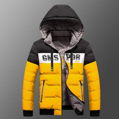 China 2022OEM Reversible Outdoor Fashion Sports Heat Thickened Windproof Double Sided Men's Winter Coat Jacket Removable Hat for sale