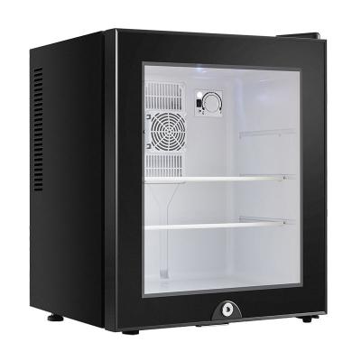 China Small Commercial 40L THERMOELECTRIC Fridge Mini Fridge Hotel Soft Drink Display Fridges for sale