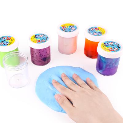 China Educational Playdough Toy Set DIY Play Dough Galaxy Sludge Toy Set Amazon Hot Sell 120ml Brinquedo Educacional Colorido for sale