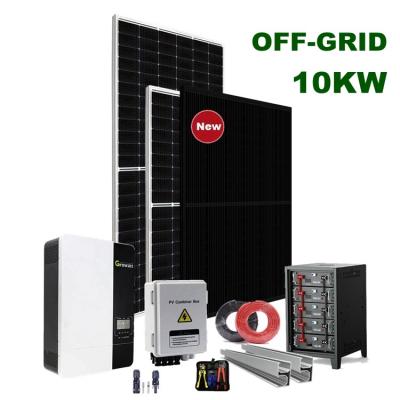 China Home High Efficiency 10KW Off Grid Complete Solar Power System For Home for sale