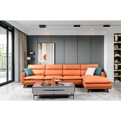 China The Other Type L Sofa Living Room HUARI Living Room Science and Technology Fabric Art Sofa Modern Contracted Small Family SOFA Furniture for sale