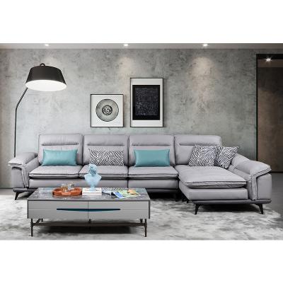 China The Other Type L Sofa Living Room HUARI Living Room Science and Technology Fabric Art Sofa Modern Contracted Small Family SOFA Furniture for sale