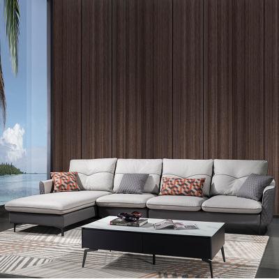 China The Other Type L Sofa Living Room HUARI Living Room Fabric Art Sofa Modern Contracted Small Family SOFA for sale