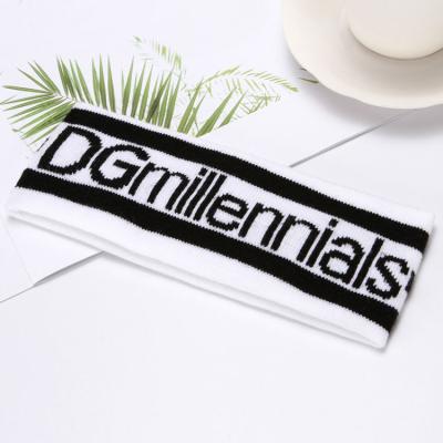 China Factory direct universal cheap advertising headband acrylic knitting headband for sale