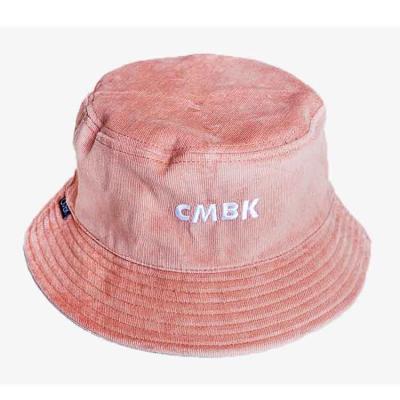 China Picture wholesale corduroy single empty bucket hat, winter fishing bucket hat /bucket hat corduroy for sale