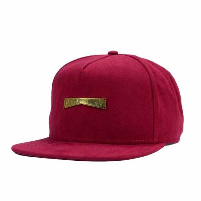 China COMMON Logo Hats Yupoong Custom Design Snapback Caps With Metal Logo for sale