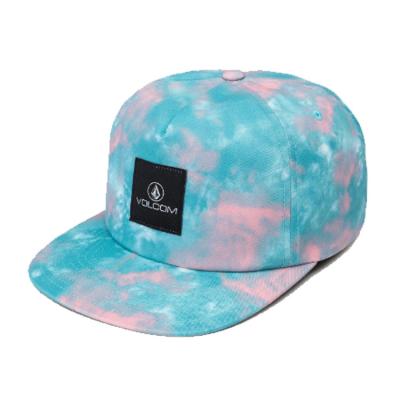 China JOINT Flower Hemp Snapback Hat Hawaiian Snapback Hats Printing Snapback Hats With Woven Label for sale