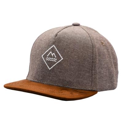 China Custom Embroidery Logo Fashion Canvas Gorras Suede Vintage High Quality COMMON Under The Brim Snapback Hat Cap Loose for sale